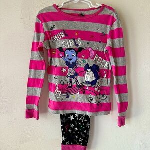 Girls Vamparina Two Piece Pajama Set